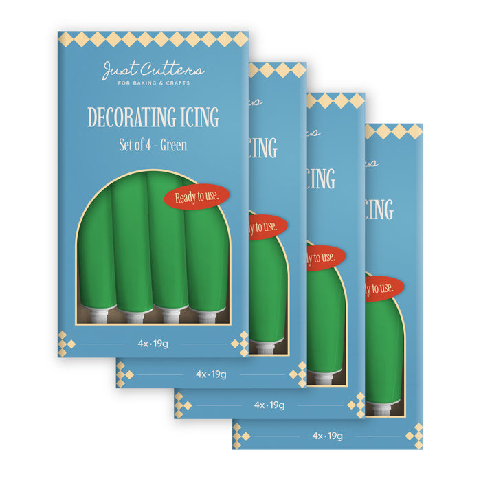 Green Writing Icing Tubes – Ready-to-Use Icing Pens for Cakes & Biscuits