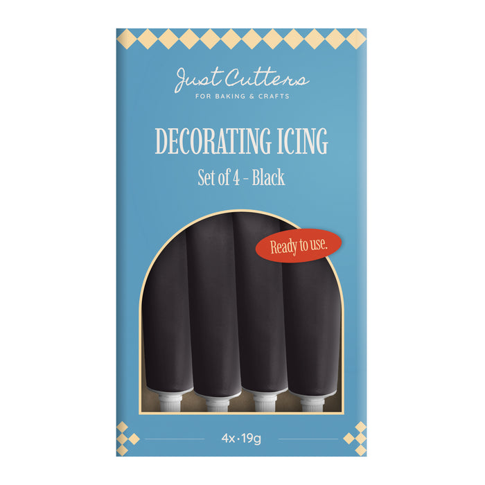 Black Writing Icing Tubes – Ready-to-Use Icing Pens for Cakes & Biscuits