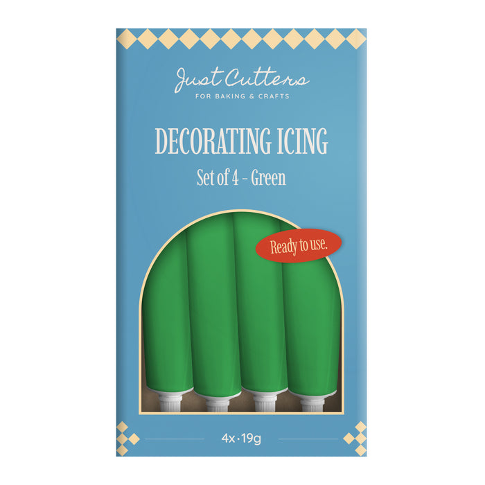Green Writing Icing Tubes – Ready-to-Use Icing Pens for Cakes & Biscuits