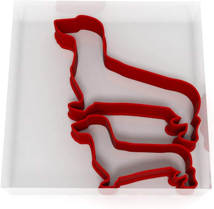 Dachshund Cookie Cutters | Set of 2 Plastic Cutters (5cm & 8cm)