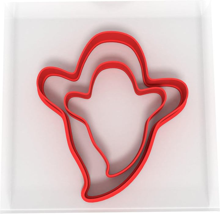 Ghost Cookie Cutters | Set of 2 Plastic Cutters (5cm & 8cm)