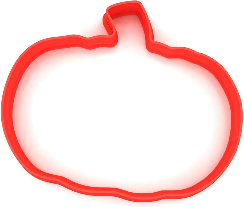 Pumpkin Shape Cookie Cutter | Large 10cm Plastic Cutter for Cookies