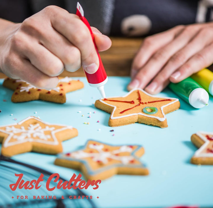 Black & White Writing Icing Tubes – Ready-to-Use Icing Pens for Cakes & Biscuits