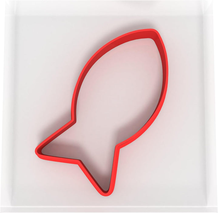 Fish Shape Cookie Cutter | 10cm Plastic Cutter for Baking and Crafts