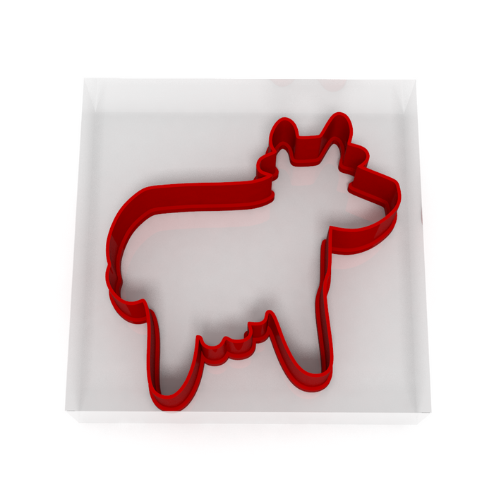 Cow 2 Cutter - Cookie, Clay, Biscuit, Pastry, Fondant, Icing, Sugarcraft