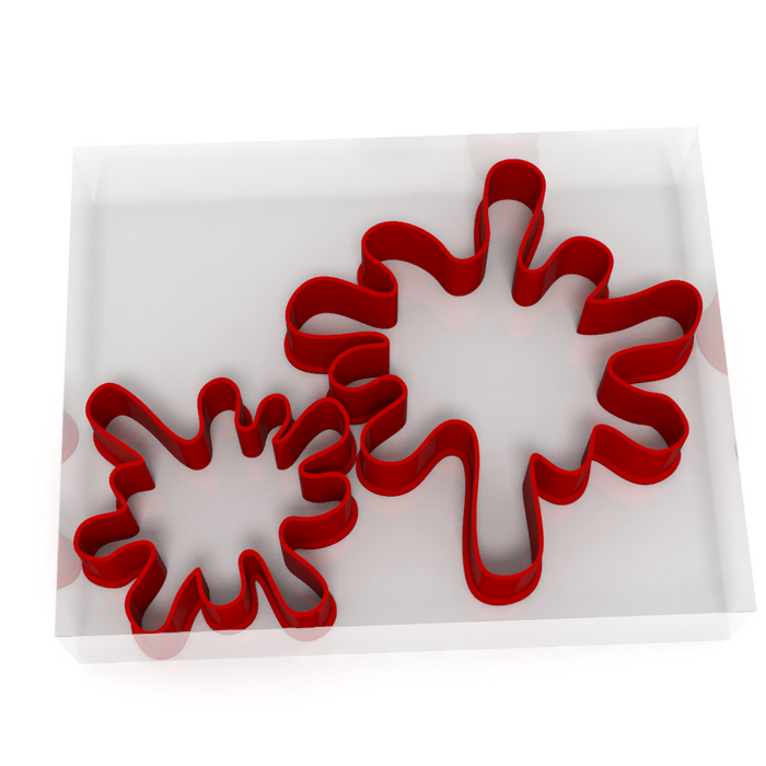 Paint Splat Cutter - Cookie, Clay, Biscuit, Pastry, Fondant, Icing, Sugarcraft