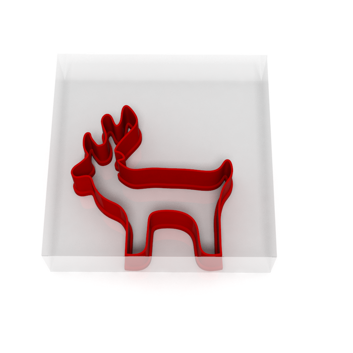 Reindeer Cutter - Cookie, Clay, Biscuit, Pastry, Fondant, Icing, Sugarcraft