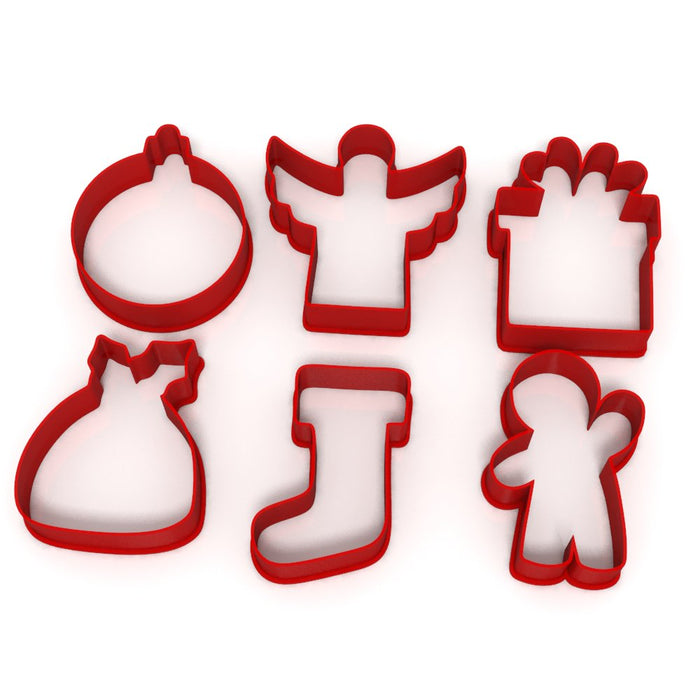 Festive Cutters 3 - Cookie, Clay, Biscuit, Pastry, Fondant, Icing, Sugarcraft