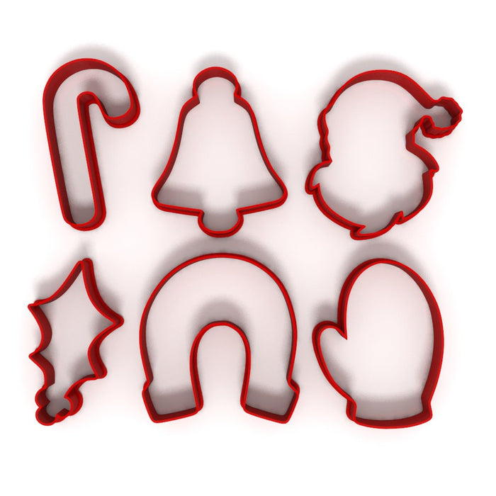 Festive Cutters 2 - Cookie, Clay, Biscuit, Pastry, Fondant, Icing, Sugarcraft