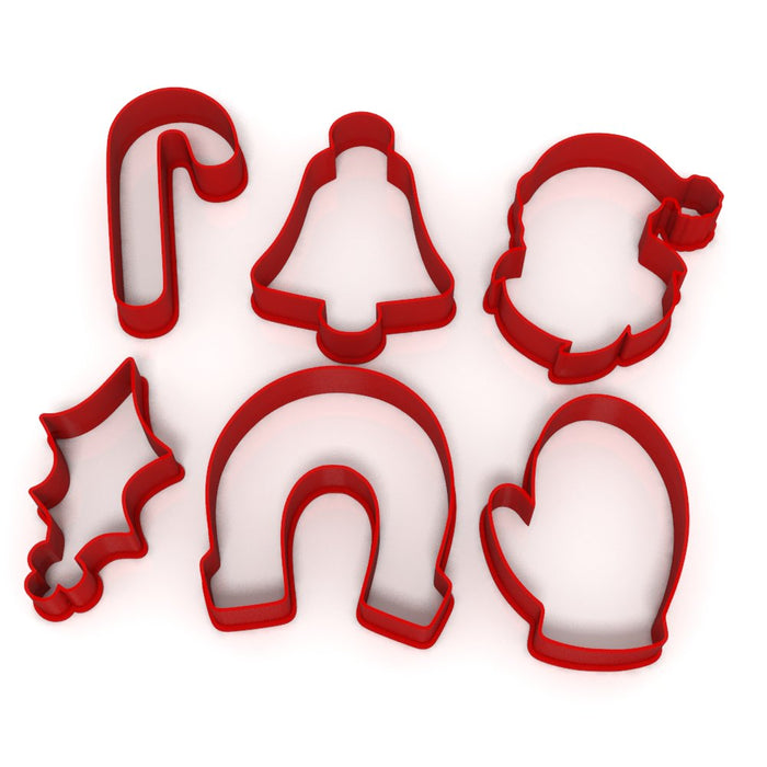 Festive Cutters 2 - Cookie, Clay, Biscuit, Pastry, Fondant, Icing, Sugarcraft