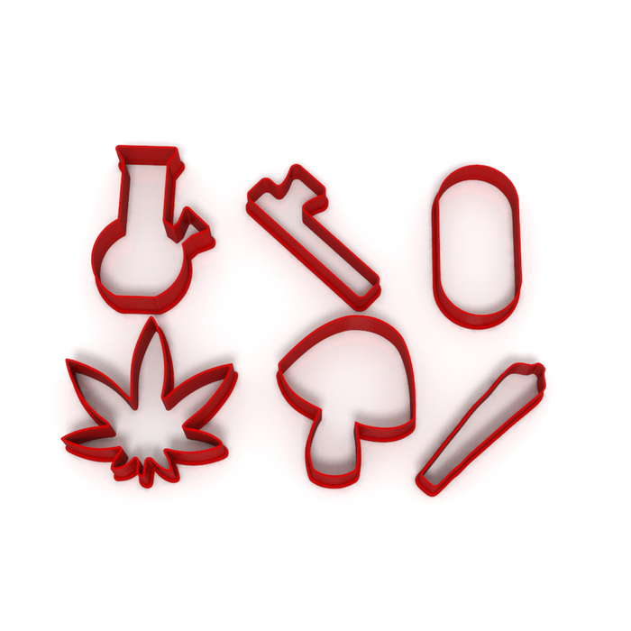 Drugs Cutters - Cookie, Clay, Biscuit, Pastry, Fondant, Icing, Sugarcraft