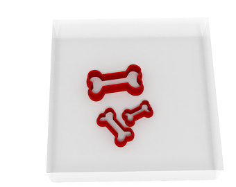 Bone Cutter - Cookie, Clay, Biscuit, Pastry, Fondant, Icing, Sugarcraft