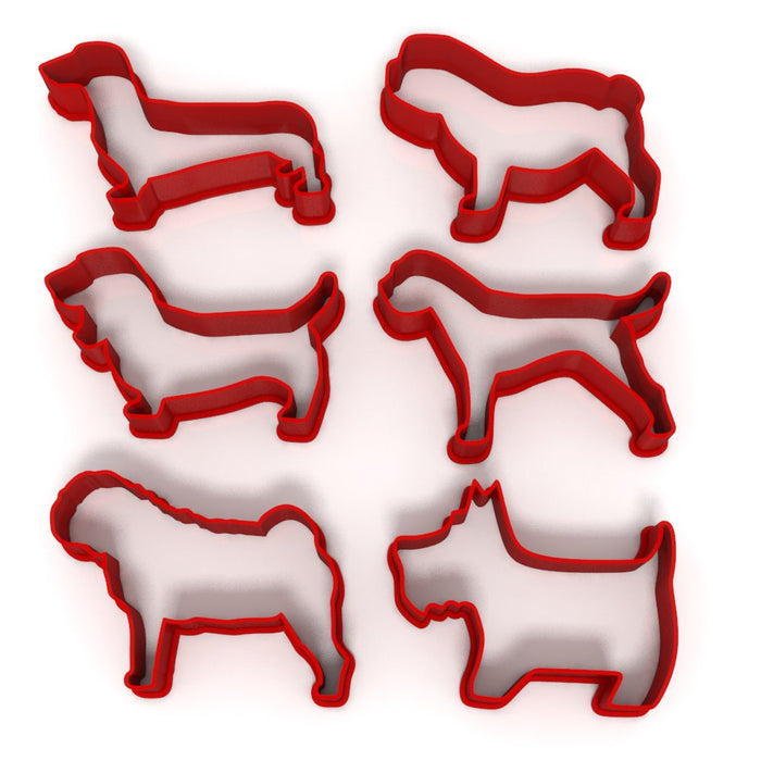Small Dog Cutters - Cookie, Clay, Biscuit, Pastry, Fondant, Icing, Sugarcraft