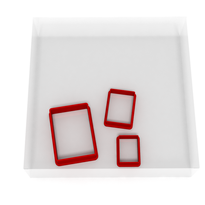 Rectangle Cutter - Cookie, Clay, Biscuit, Pastry, Fondant, Icing, Sugarcraft